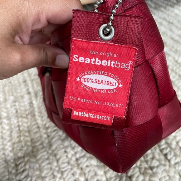 Bags The Original Seatbelt Bag Mini Tote Shoulder Bag Made In Usa Red